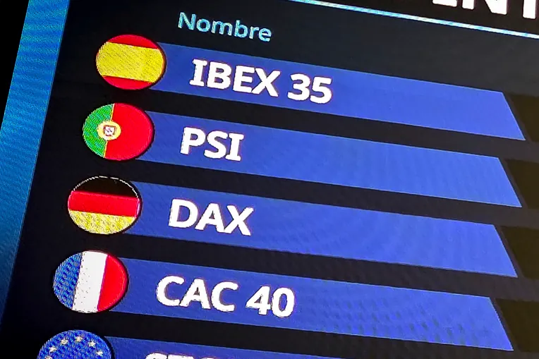 Monitor de la Bolsa de Madrid