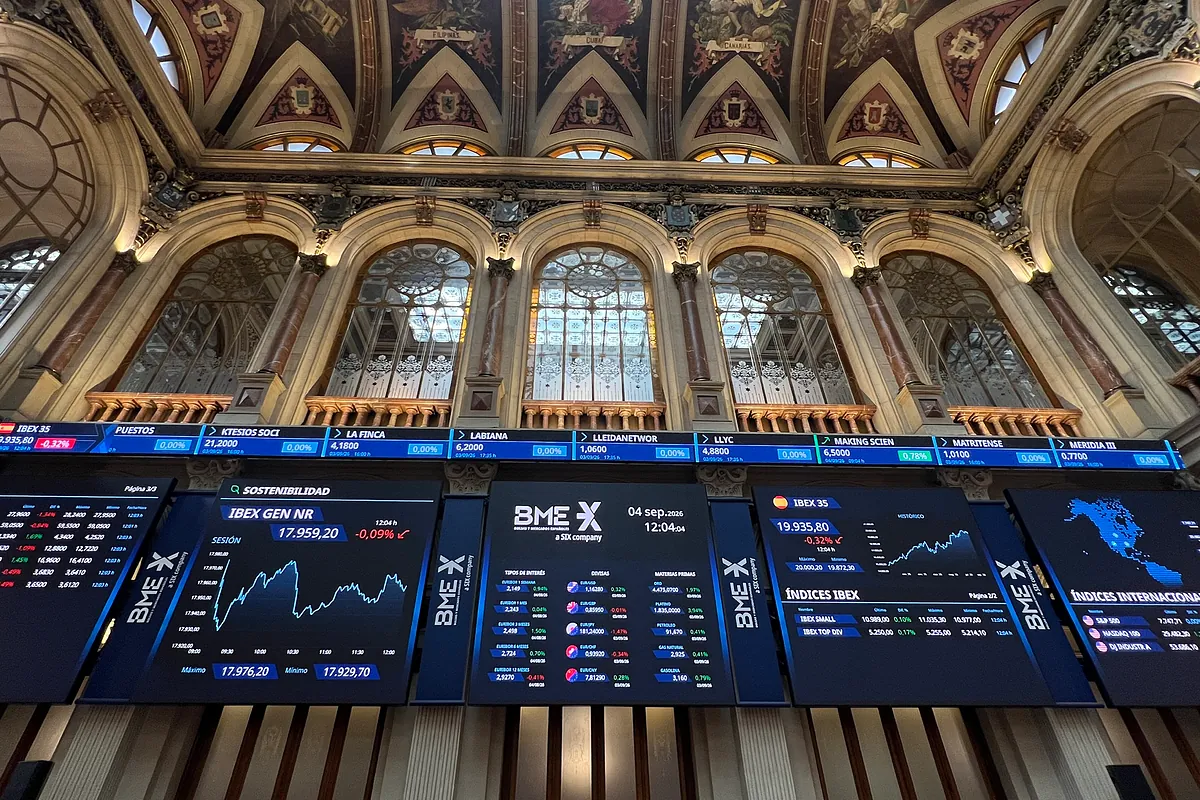 Monitor de la Bolsa de Madrid
