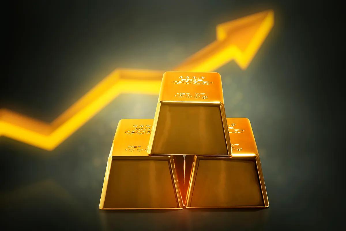 El oro sube un 5% a la espera de la reapertura de Ormuz
