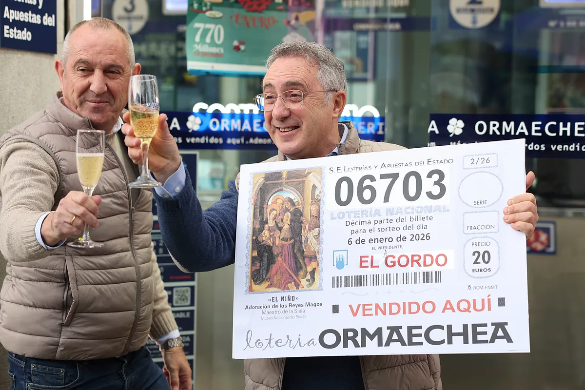 Loterías y apuestas: El 06.703, premio Gordo de la Lotería del Niño 2026 | loterias