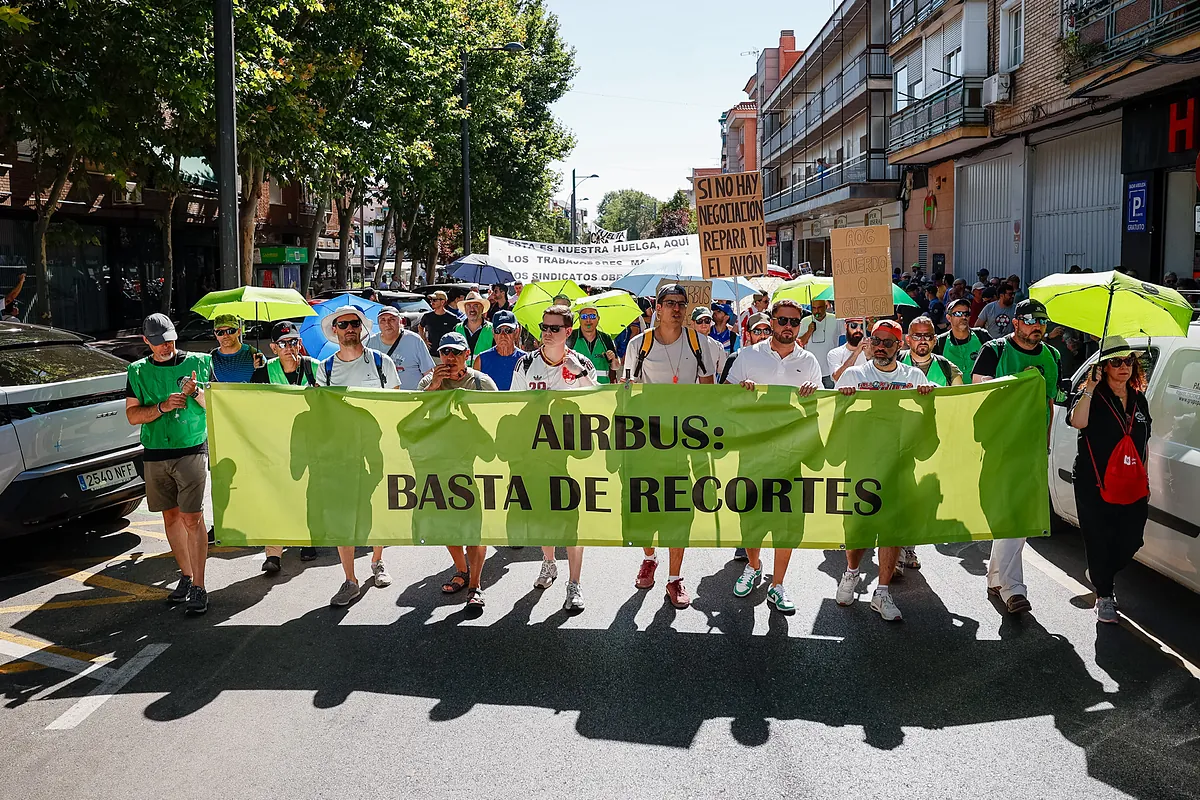 Sindicatos convocan una huelga indefinida en Airbus España a partir del 24 de agosto