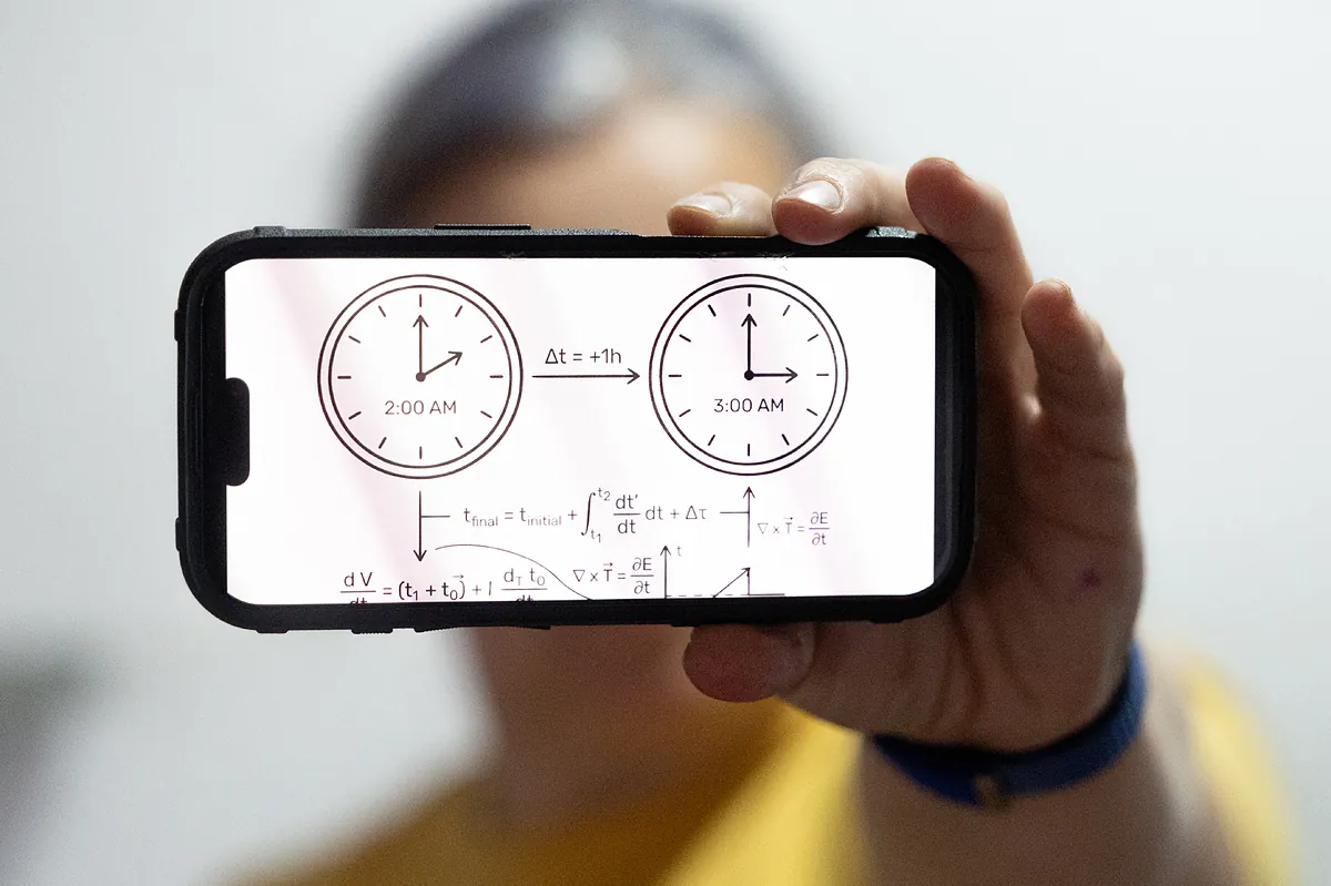 Reloj simbolizando cambio horario en España